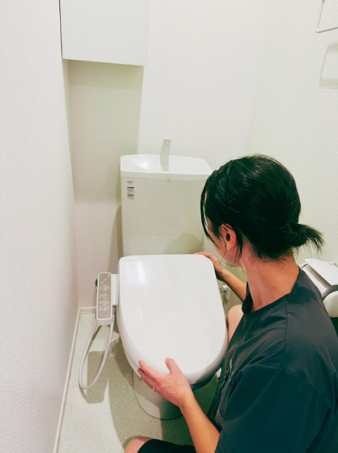 ウォシュレットの設置